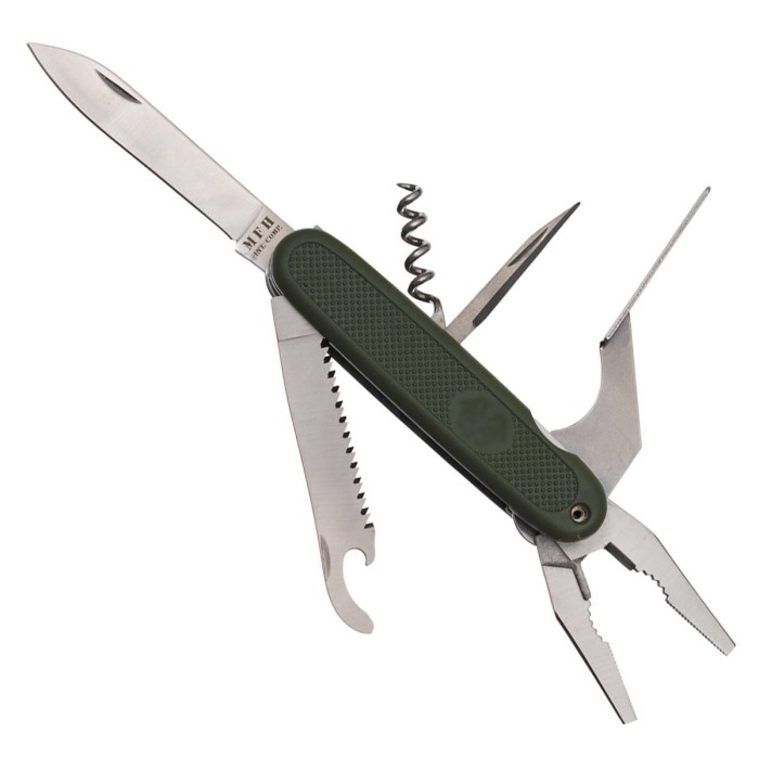 MFH Taschenmesser, BW Style, oliv, mit Zange